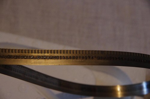 Typenband aus metall für - metall,