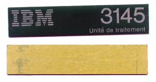 Ibm typenschild unité - ibm,