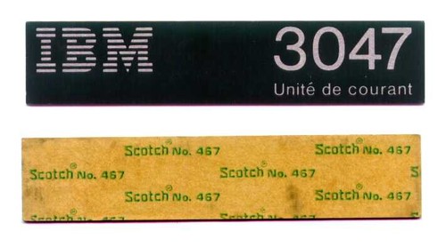 Ibm typenschild unité - typenschild,
